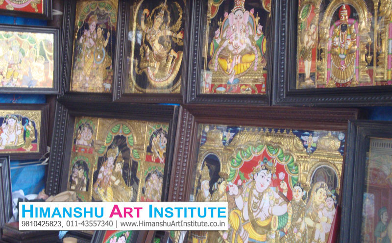 Indian Traditional Art, Tanjore Painting Classes