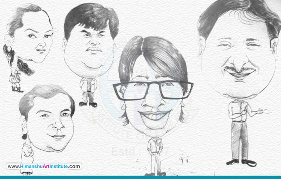 Online Caricature Drawing Workshop for Young and Adults in Delhi