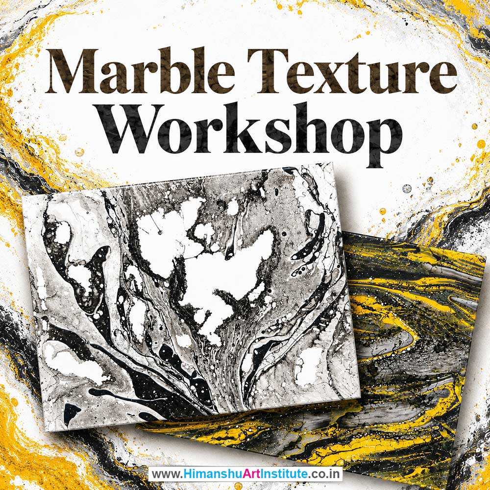 Marble Texture Workshop for Young and Adults in Delhi, Online Marble Texture Workshp for Young and Adults, Best Art & Craft Workshop for Adults near Me