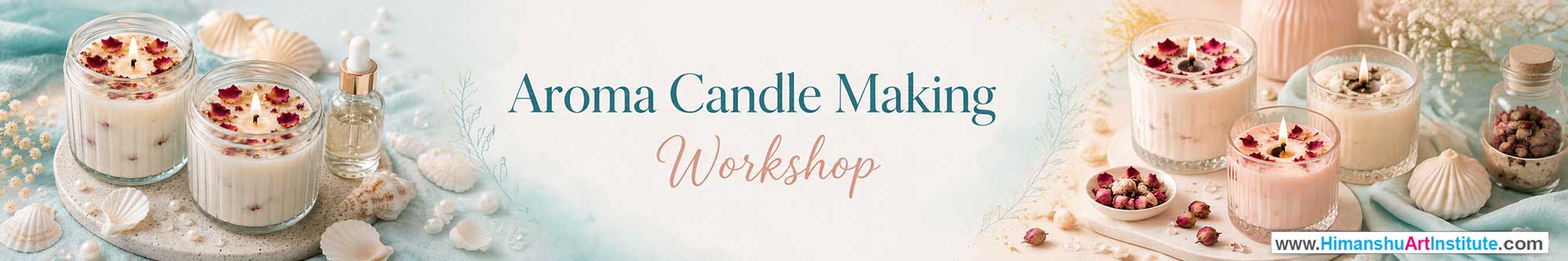 Aroma Candle Making Workshop for Women, Aroma Candle Making Workshop for Ladies, Aroma Candle Making Workshop for Girls in Delhi, Online Aroma Candle Making Workshop for Women, Aroma Candle Making Workshop Near Me, Art & Craft Workshop for Women, Himanshu Art Institute