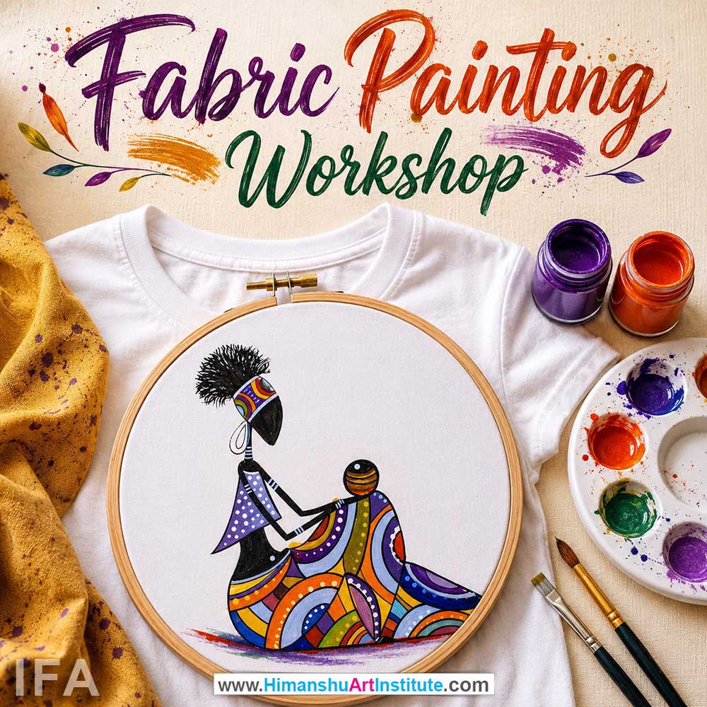 Fabric Painting Workshop for Women Fabric Painting Workshop Women in Delhi, Fabric Painting Workshop for Ladies in Delhi, Fabric Painting Workshop for Girls in Delhi, Online Fabric Painting Workshp for Women, Best Art & Craft Workshop for Ladies near Me