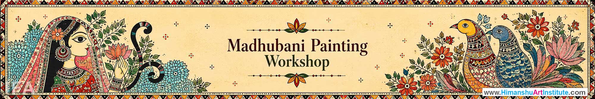Madhubani Painting Workshop for Women, Madhubani Painting Workshop for Ladies, Madhubani Painting Workshop for Girls in Delhi, Online Madhubani Painting Workshop for Women, Madhubani Painting Workshop Near Me, Art & Craft Workshop for Women, Himanshu Art Institute