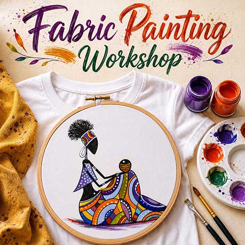 Online Fabric Painting Workshop, Fabric Painting Workshop for Women, Fabric Painting Workshop for Ladies, Art & Craft Workshops for Women, Best Fabric Painting Workshop for Ladies in Delhi, India, Himanshu Art Institute