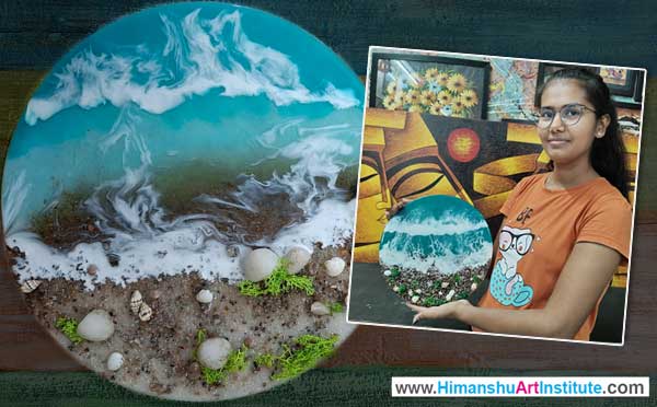Professional Certificate Course in Resin Art, Resin Art Hobby Classes, Online Resin Art Classes, Resin Art Course, Resin Art Professional Course, Epoxy Resin Classes, Online Best Resin Art Classes, Best Resin Art Institute in Delhi, India