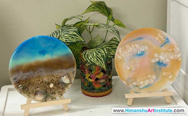 Professional Certificate Course in Resin Art, Resin Art Hobby Classes, Online Resin Art Classes, Resin Art Course, Resin Art Professional Course, Epoxy Resin Classes, Online Best Resin Art Classes, Best Resin Art Institute in Delhi, India