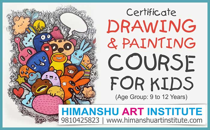 Online Certificate Course in Drawing & Painting for Children, Drawing & Painting Classes for Children, Art Classes for Children, Drawing Classes for Kids, Painting Classes for Kids, Drawing & Painting Course for Kids, Online Best Drawing & Painting Classes for Kids in Delhi, India