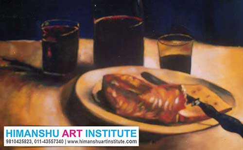 Still Life Classes in Delhi, Freehand Drawing Classes, BFA Entrance Exam Coaching Classes, Object Drawing Classes, Still Life Classes, Composition Drawing Classes, Online Best Still Life and Composition Drawing Classes in Delhi, India