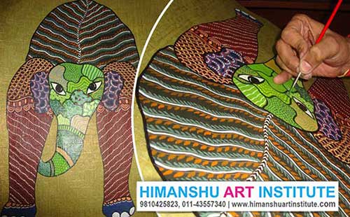 Gond Painting Classes, Batik Art Classes, Gond Art Certificate Course, Indian Traditional Art, Indian Folk Art, Indian Art Courses for Foreigners, Gond Art Classes for Foreigners