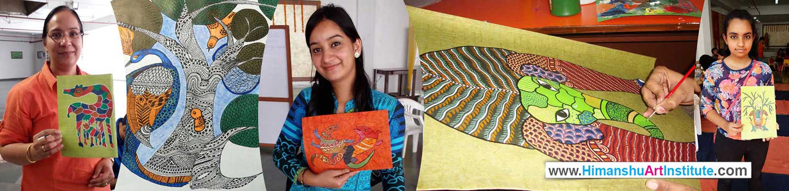 Online Gond Art Certificate Course, Gond Art Classes, Online Gond Art Classes, Gond Painting Classes, Indian Art Courses, Indian Traditional Art, Indian Folk Art Classes, Indian Painting, Indian Art Classes for Foreigners in Delhi, India