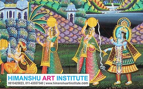 Miniature Painting Classes, Miniature Art Classes, Miniature Painting Certificate Course, Indian Traditional Art, Indian Folk Art, Indian Art Courses for Foreigners, Miniature Painting Classes for Foreigners
