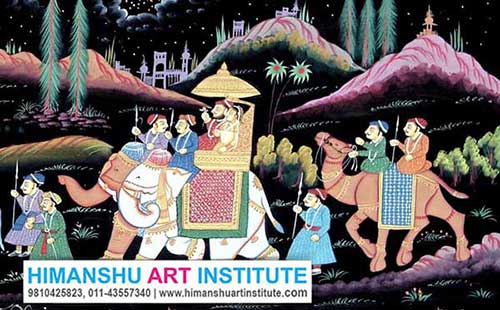 Miniature Painting Classes, Miniature Art Classes, Miniature Painting Certificate Course, Indian Traditional Art, Indian Folk Art, Indian Art Courses for Foreigners, Miniature Painting Classes for Foreigners
