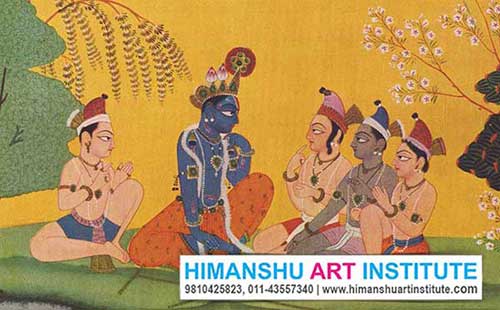 Miniature Painting Classes, Miniature Art Classes, Miniature Painting Certificate Course, Indian Traditional Art, Indian Folk Art, Indian Art Courses for Foreigners, Miniature Painting Classes for Foreigners