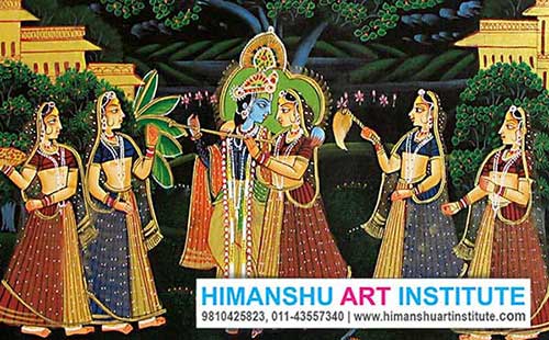 Miniature Painting Classes, Miniature Art Classes, Miniature Painting Certificate Course, Indian Traditional Art, Indian Folk Art, Indian Art Courses for Foreigners, Miniature Painting Classes for Foreigners