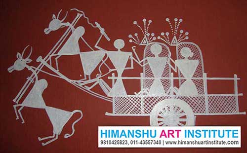 Warli Painting Classes, Warli Art Classes, Warli Painting Certificate Course, Indian Traditional Art, Indian Folk Art, Indian Art Courses for Foreigners, Warli Painting Classes for Foreigners